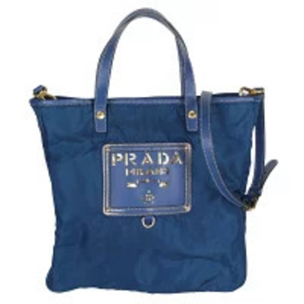 Prada 2way bag prominent blue